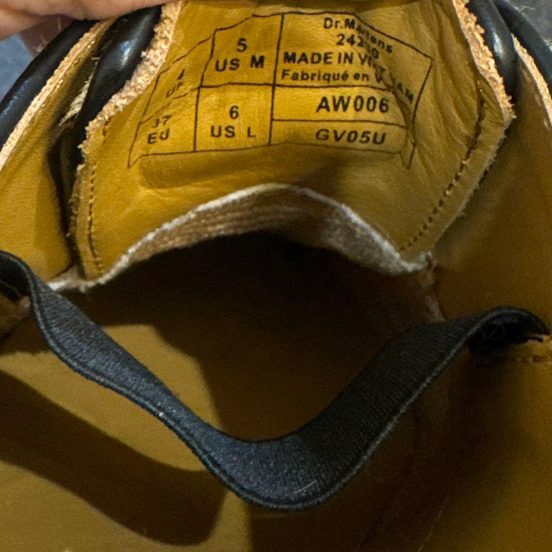 ドクターマーチン　ビームス別注　豹柄レオパード3ホールUK4