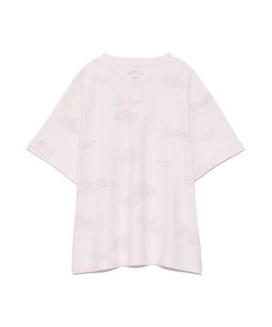 ジェラートピケ　くじらモチーフ　ルームウェア　パジャマ　ピンク