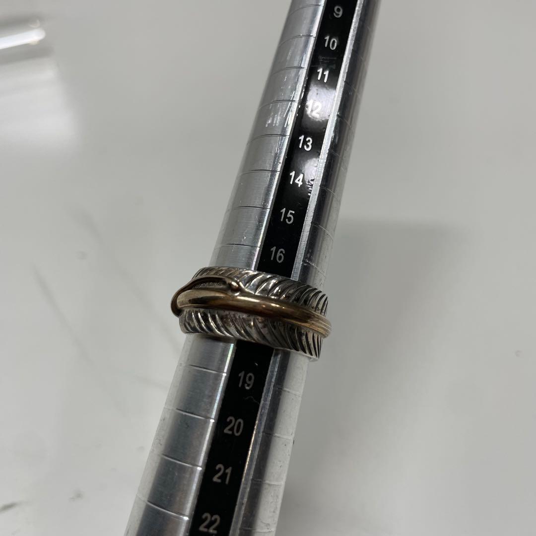 H*A様 L. BENNETT 羽根モチーフ silver925 k12 リング