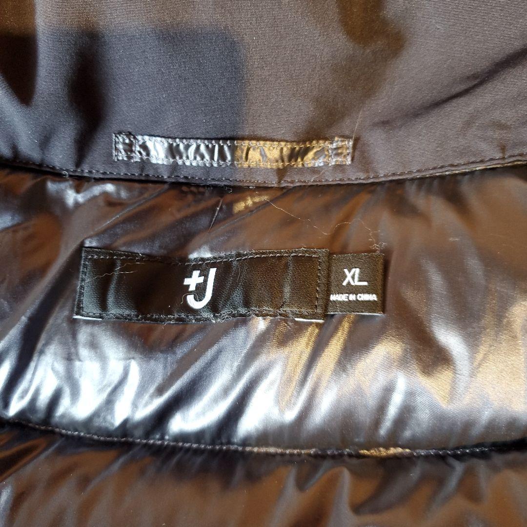 美品UNIQLO　+Jハイブリッド ダウンジャケットXL(黒)