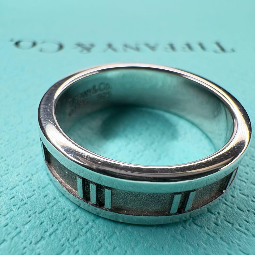 【美品】約18号 ティファニー Tiffany アトラス　リングSV925