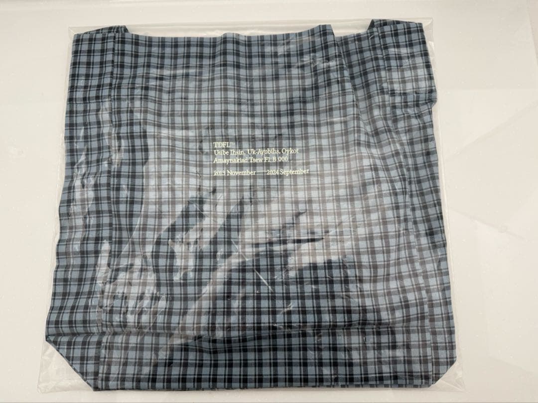 もあTodayful ノベルティ チェックショルダーバッグ BLU 新品