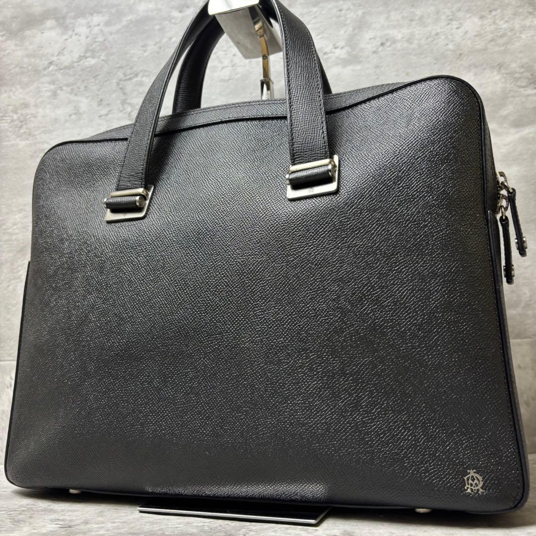 dunhill カドガン ブリーフケース A4収納 キャリーオン レザー