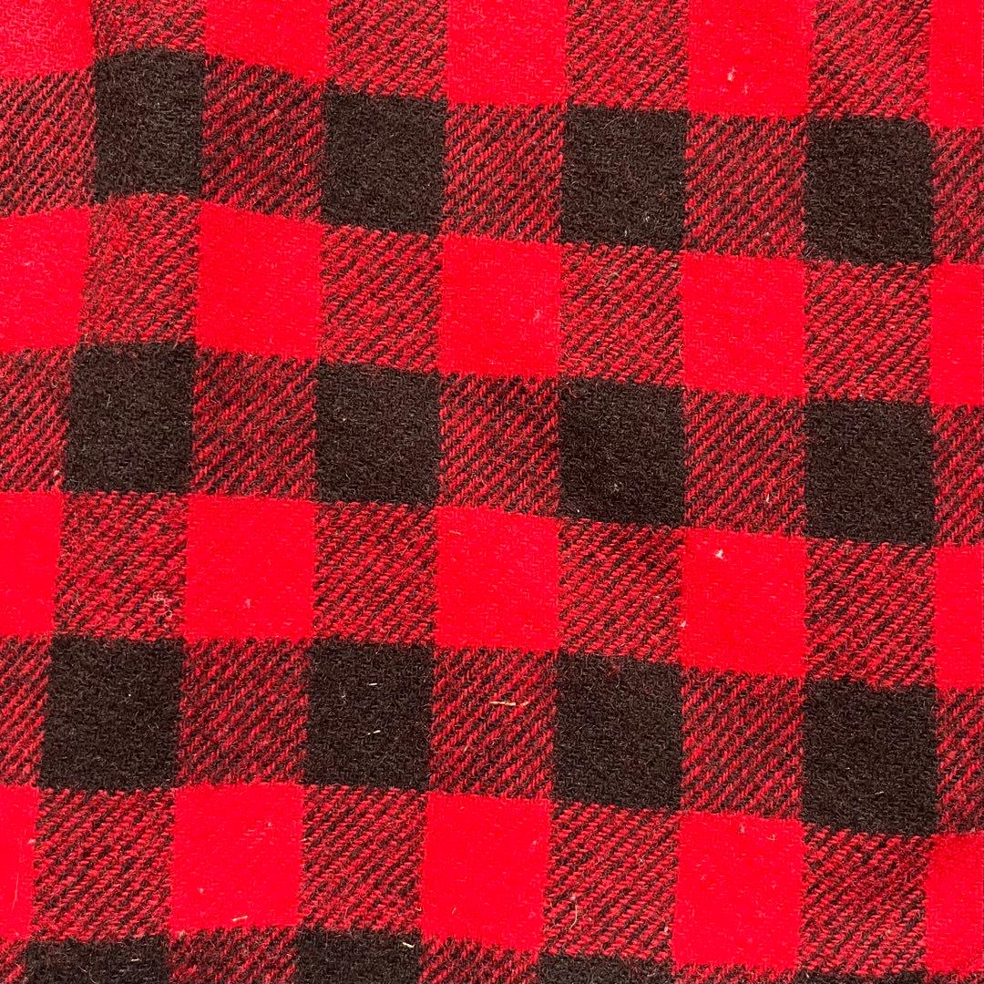 【USA製】WOOLRICH 90sバッファロー ブロック チェックウールシャツ
