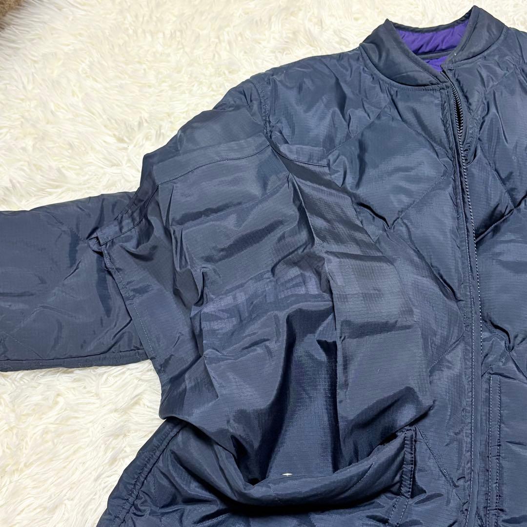 極美品★KENZO ケンゾー ダウンジャケット リバーシブル M相当 ネイビー