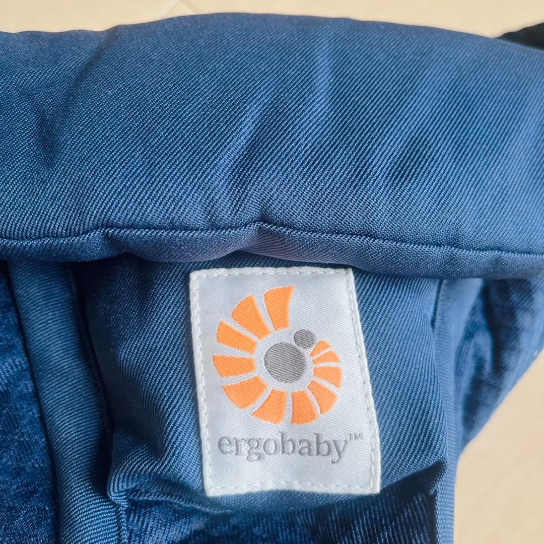 【美品】エルゴベビー オムニブリーズ 抱っこ紐 ミッドナイトブルー ネイビー