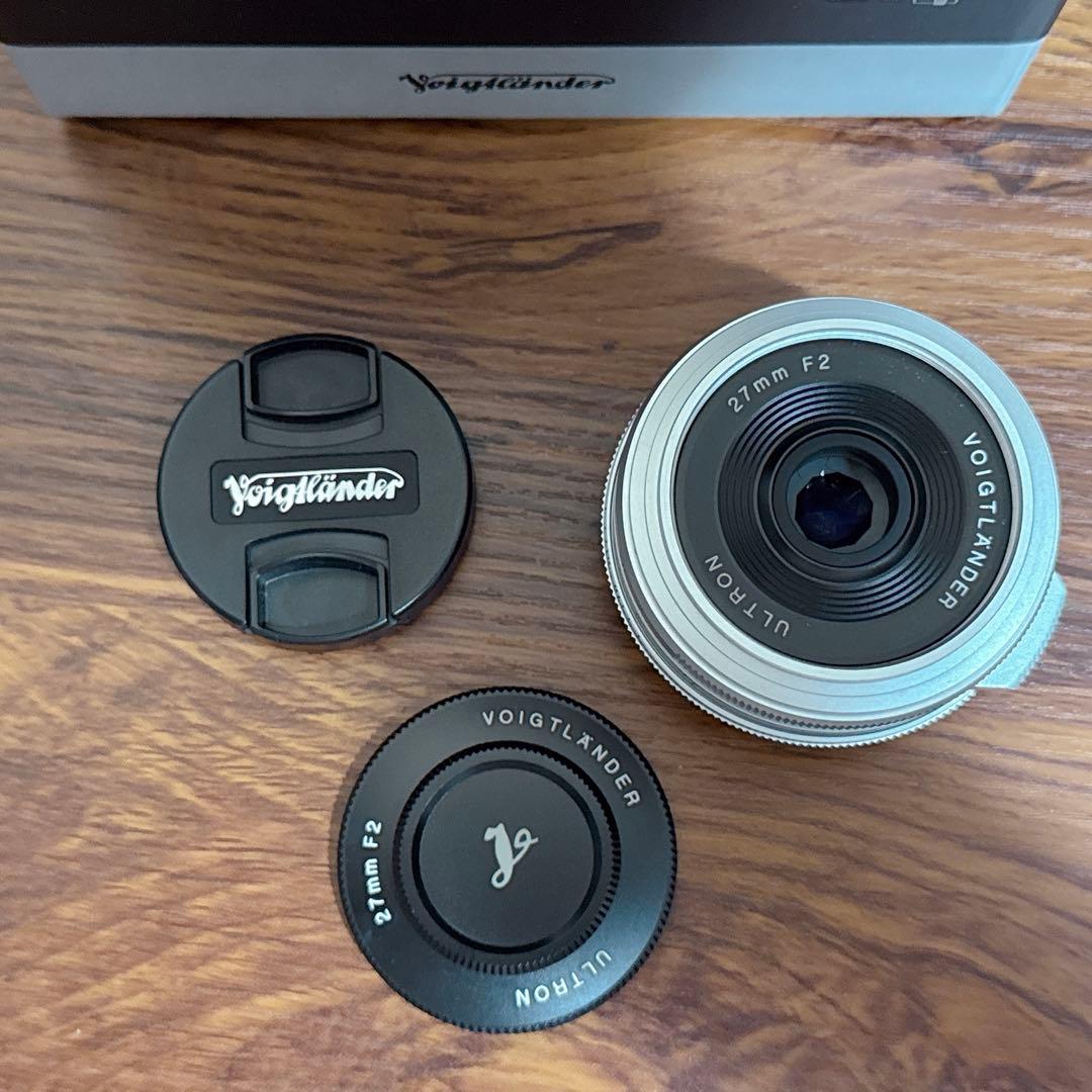 Voigtlander ULTRON 27mm F2 X-mount シルバー