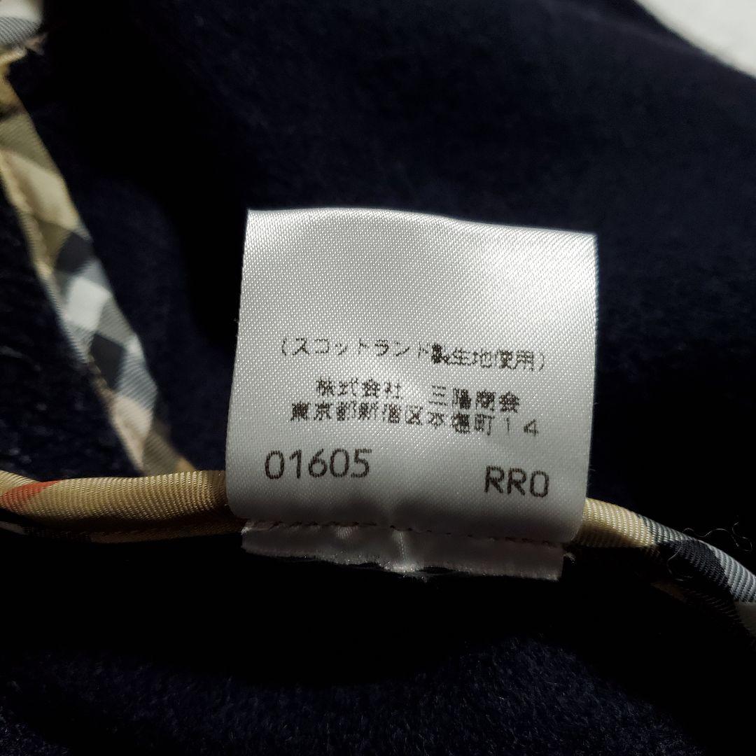 BURBERRYS　ダッフルコート　ノバチェック　フード　ダークネイビーゆっか様