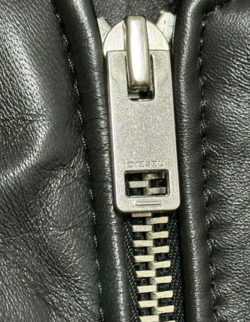 DIESEL ディーゼル レザー ボンバージャケット ラムスキン