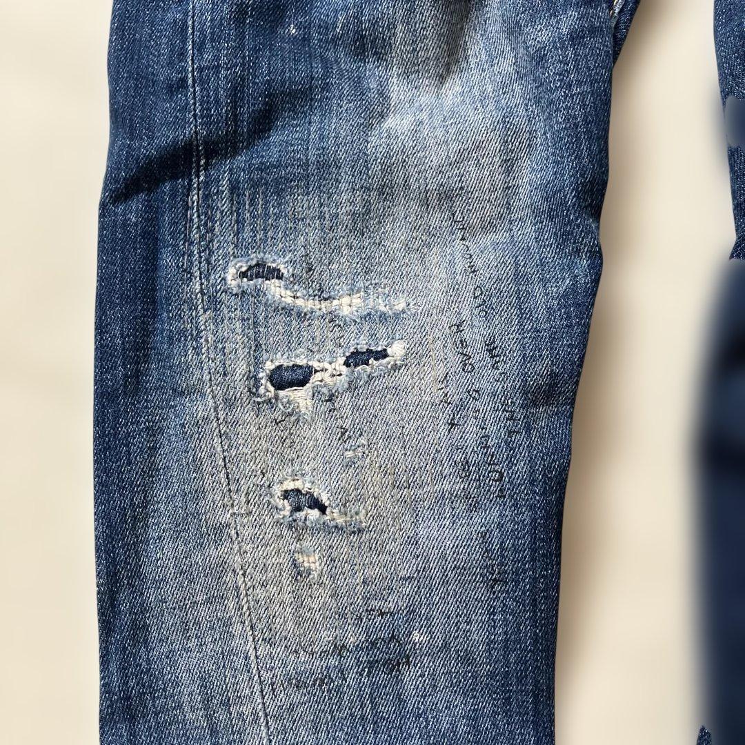 DSQUARED2 スキニーデニム ダークブルー