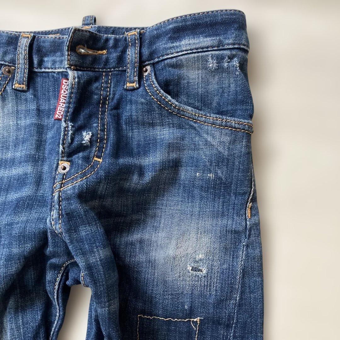 DSQUARED2 スキニーデニム ダークブルー