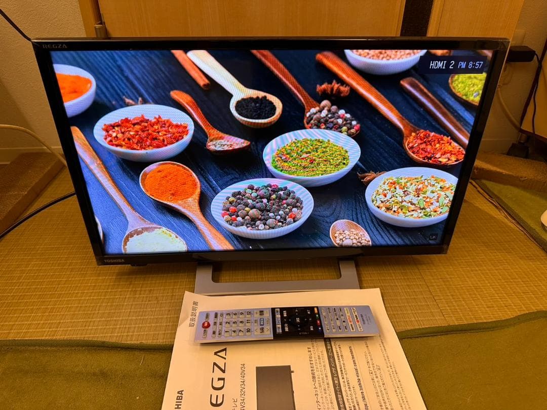 TOSHIBA 東芝 スマートテレビ　24V34　2023年製　24型　超極美品