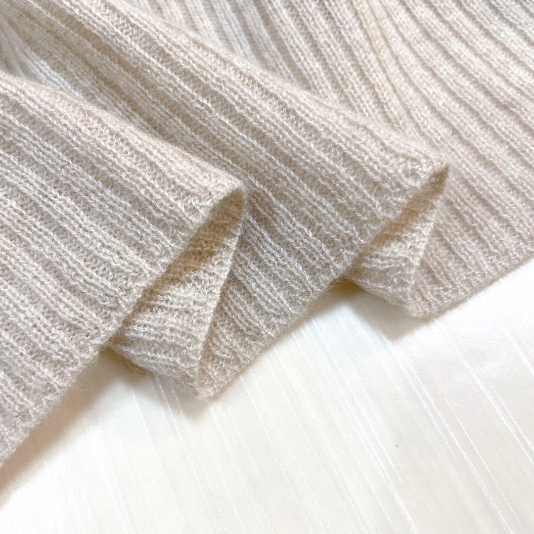 美品✨ドゥーズィエムクラス 24AW カシミヤ 100% リブ ニット