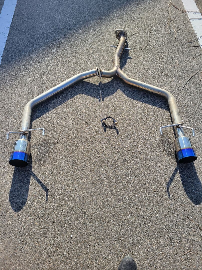 マークX　リアストレートマフラー(BE FREE)