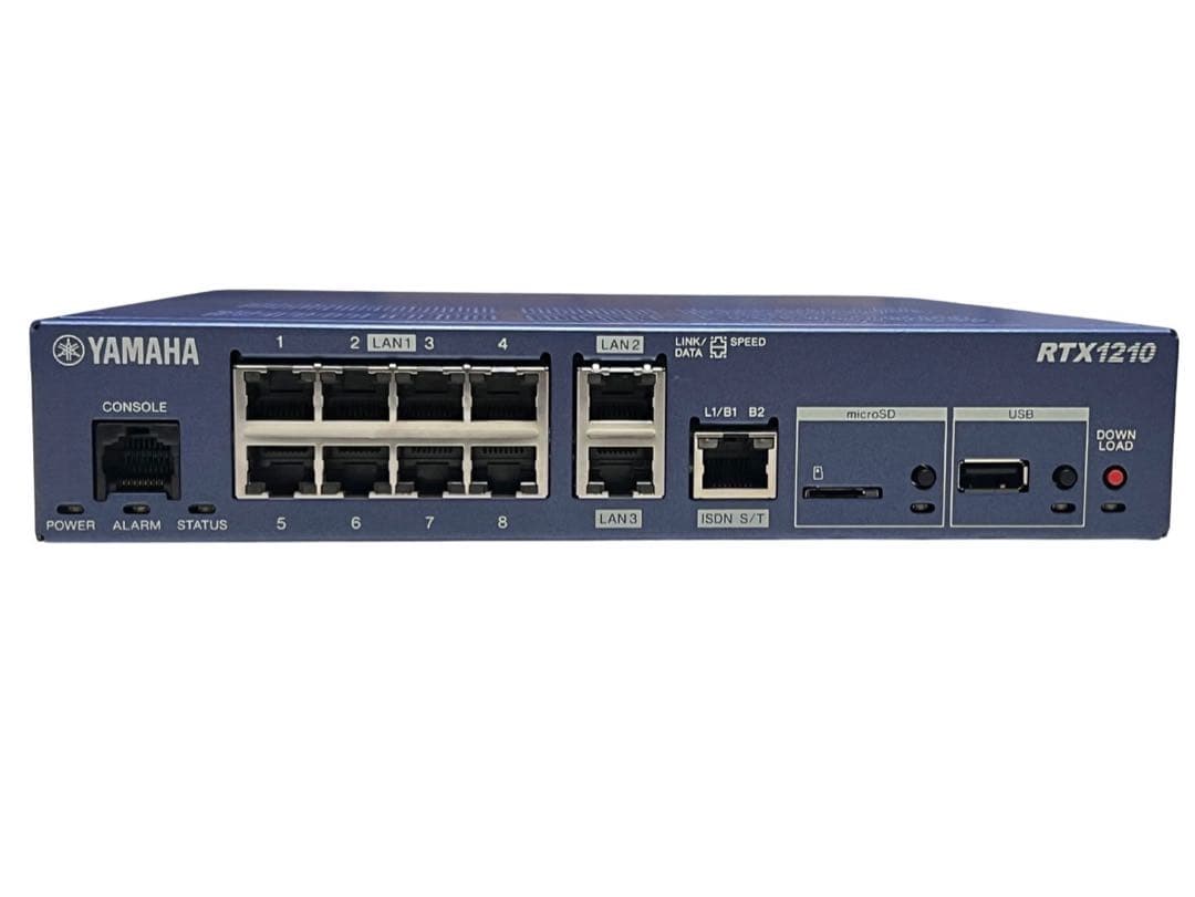 YAMAHA RTX1210 ルーター 8ポート 初期化済