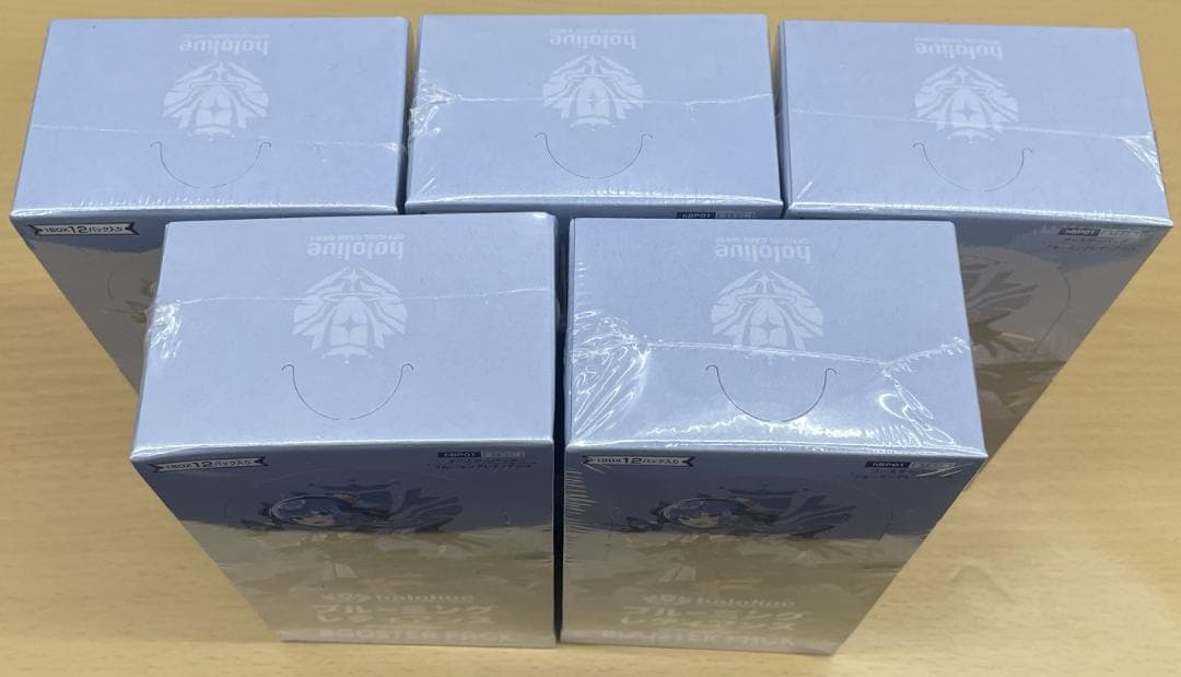 ホロライブ　ブルーミングレディアンス　新品未開封　シュリンク付き　５箱セット