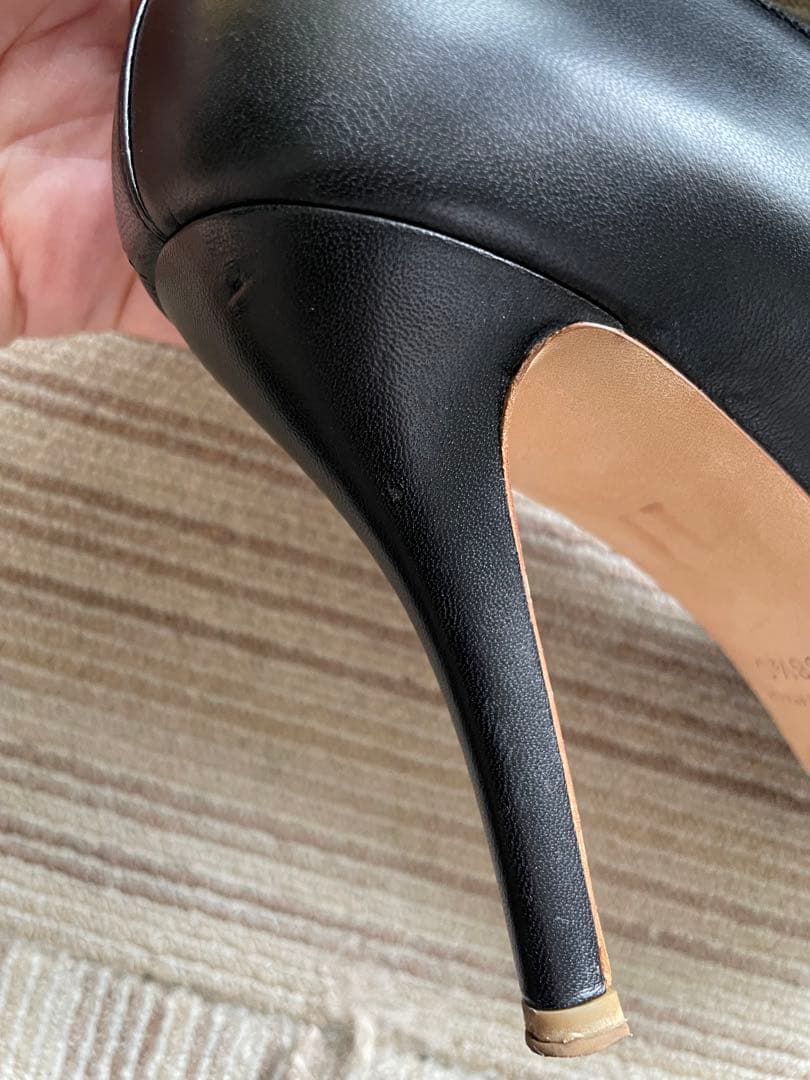 CHANEL ブラック パンプス 38 サイズ