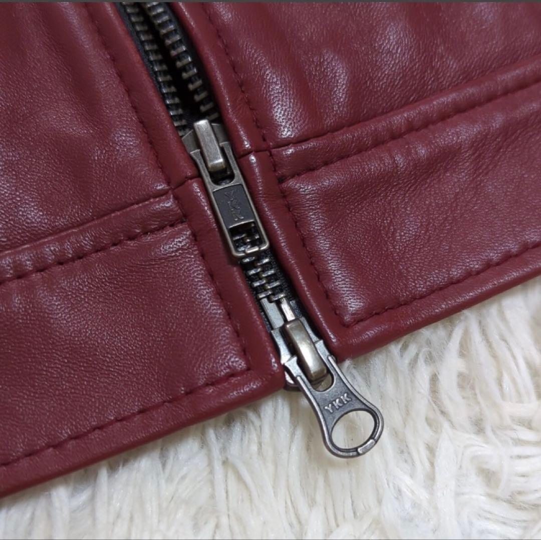 美品　Liugoo Leathers リューグーレザー　シングルライダー羊革3L