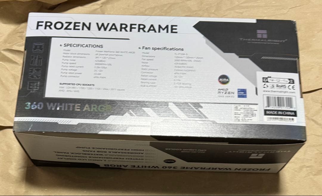 Thermalright　FW 360 White ARGB　LCDディスプレイ