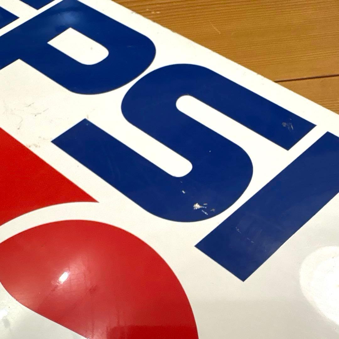 90年代　ペプシコーラ　まメタル　看板　StoutSign ガレージ　USA