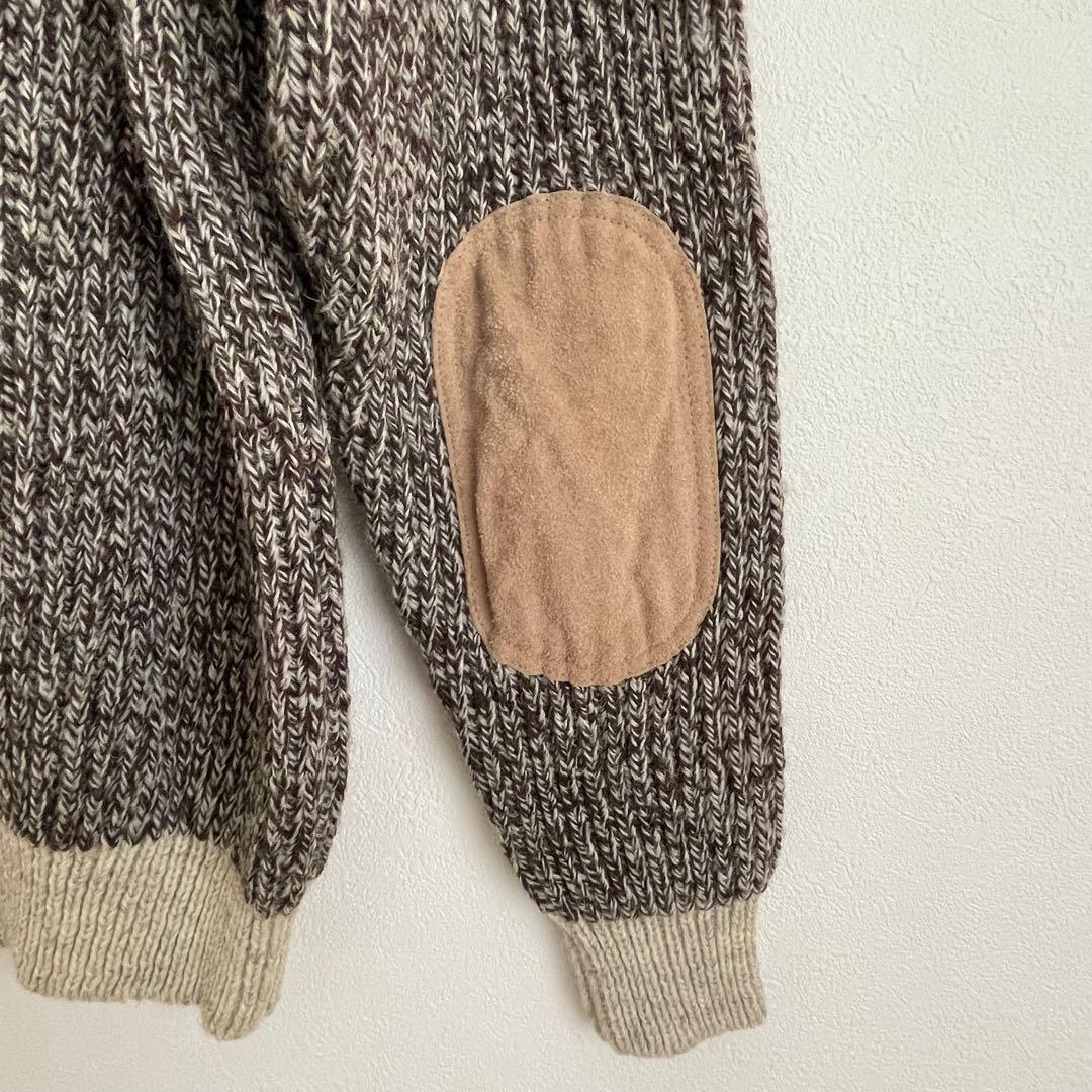 美品 Black Sheep ウールセーター 肉厚ニット 英国製