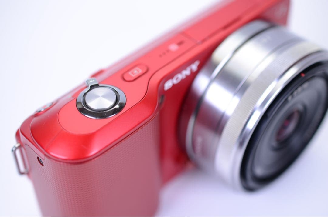 ショット数わずか2825枚｜SONY NEX-3 レッド ダブルレンズセット