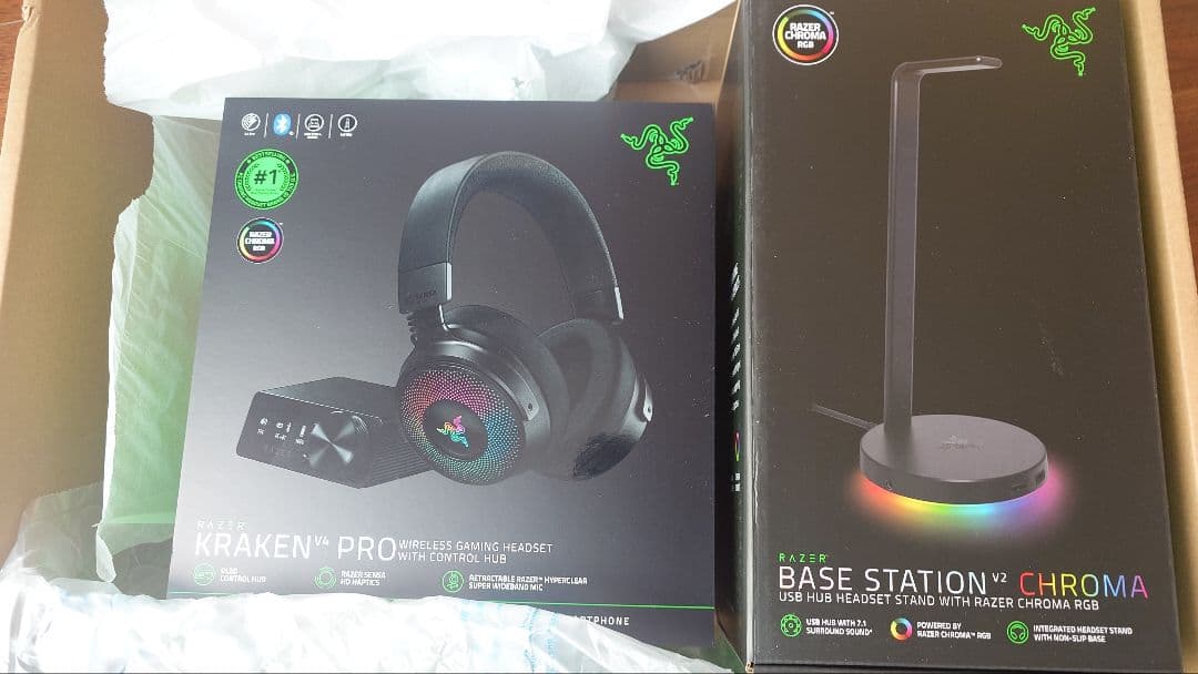 し*い様 Razer Kraken v4 Pro/Base Station Ch