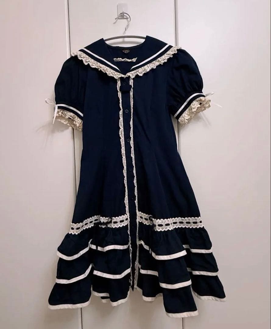 Alice and the Pirates ネイビー セーラー ワンピース