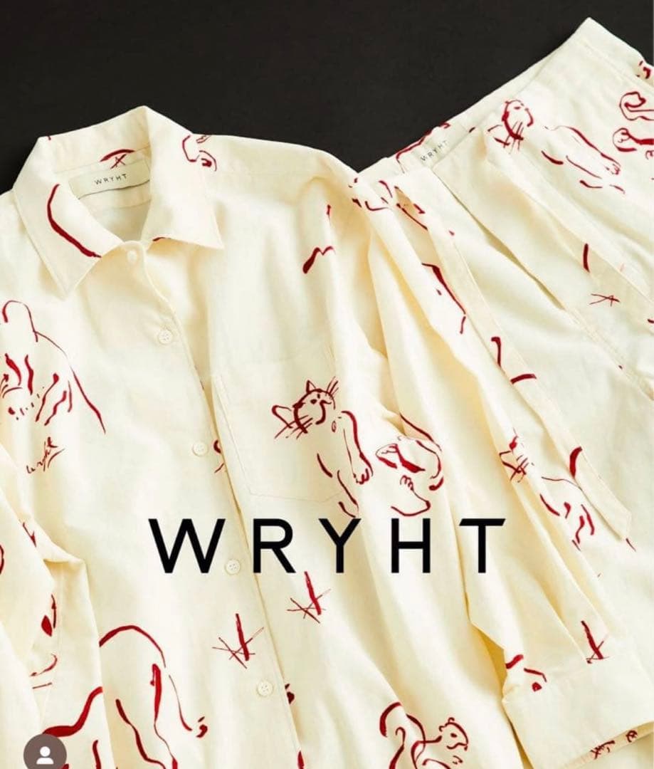 WRYHT 動物柄 長袖シャツ