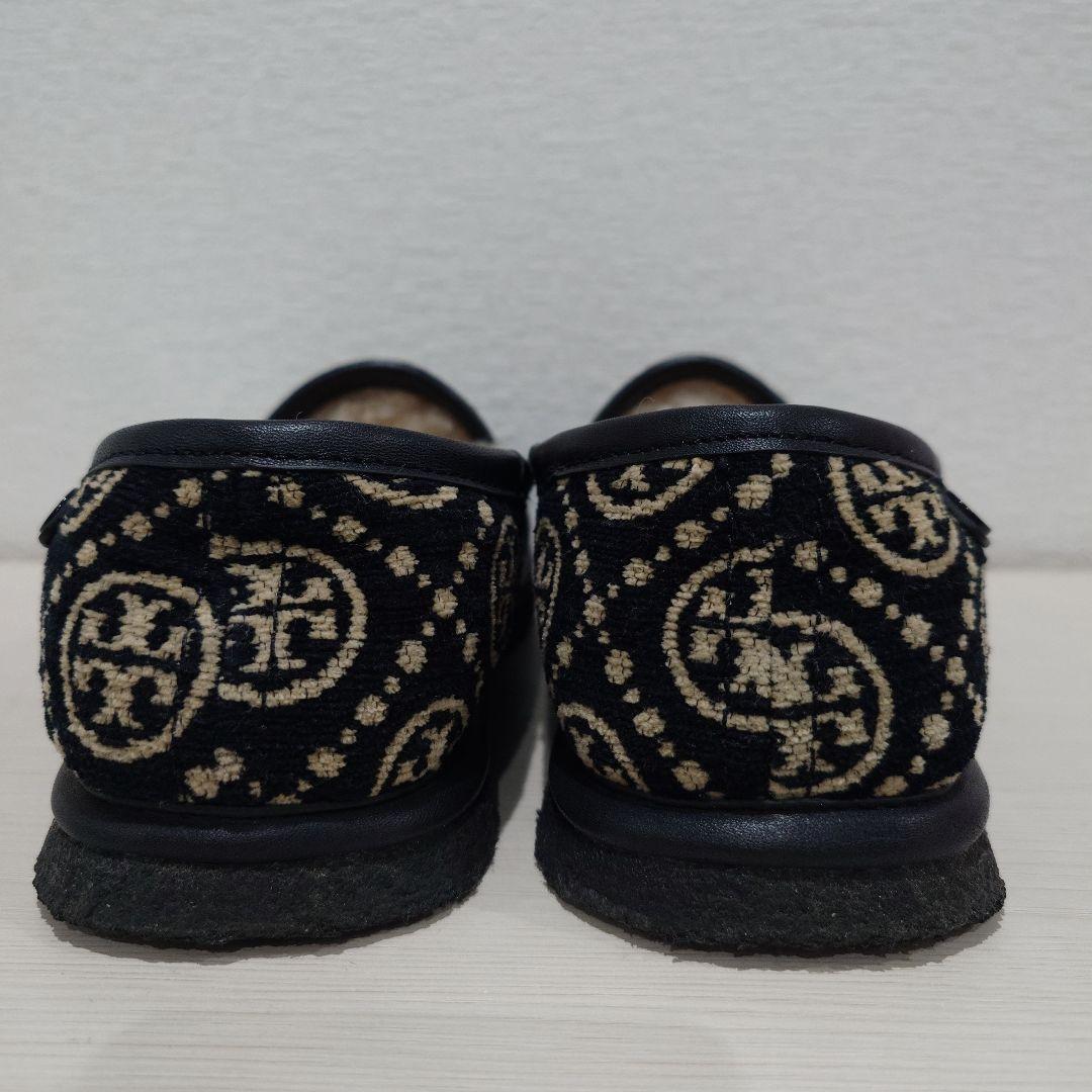 【レア商品】TORY BURCHトリーバーチ　ボアハーフレザーローファー