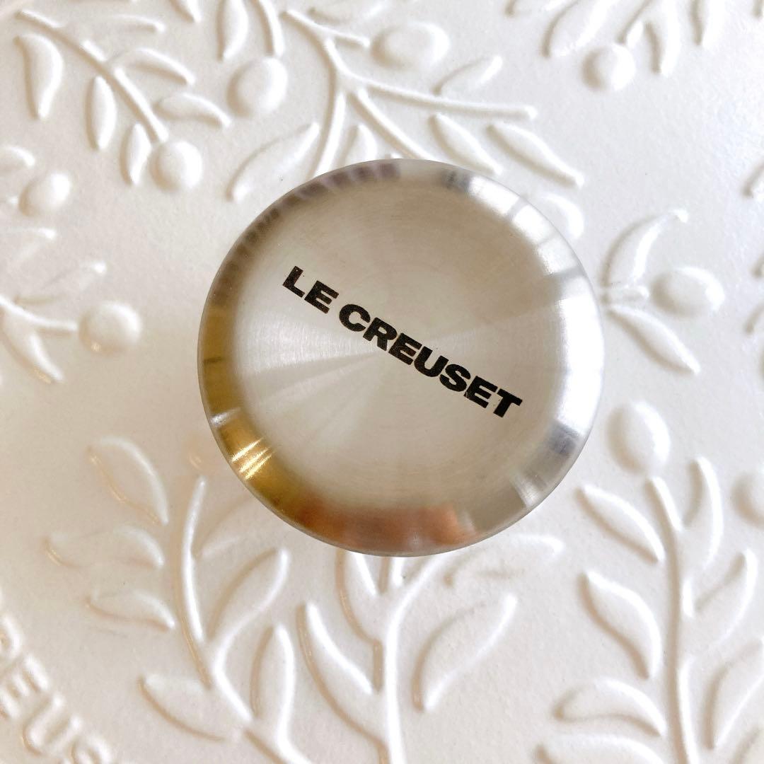 【限定】ル・クルーゼ ソーシエ(ソースパン) オリーブブランチレリーフ ホワイト