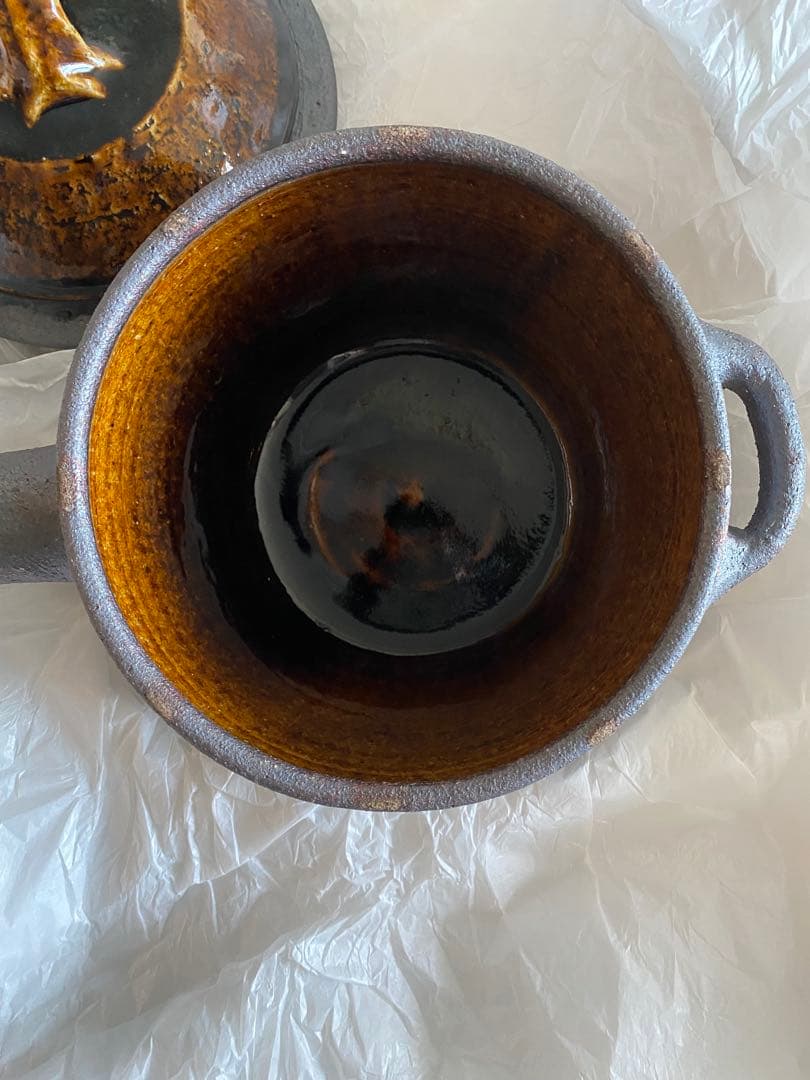 山本教行さん　蓋付き片手土鍋(大)