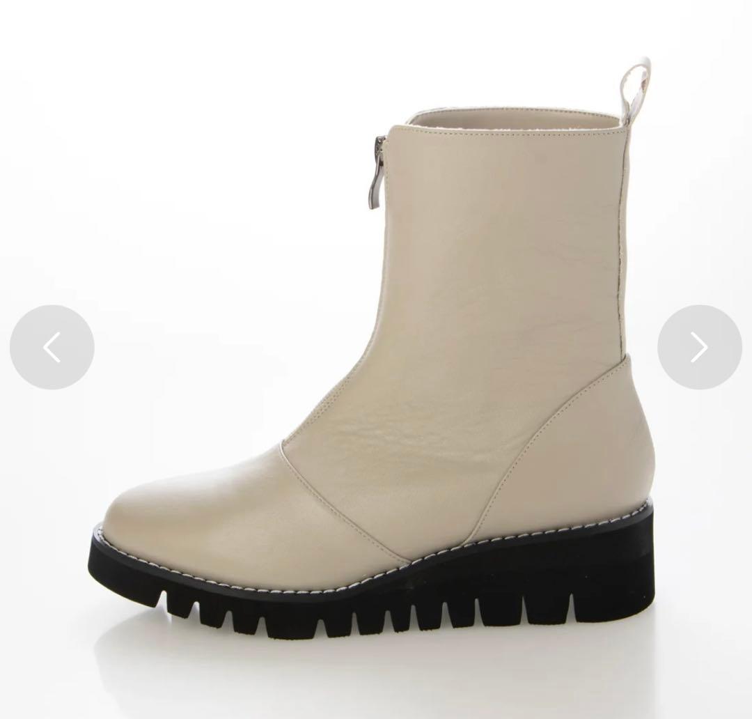 【新品・未使用】neue diffusion センタージップショートブーツ