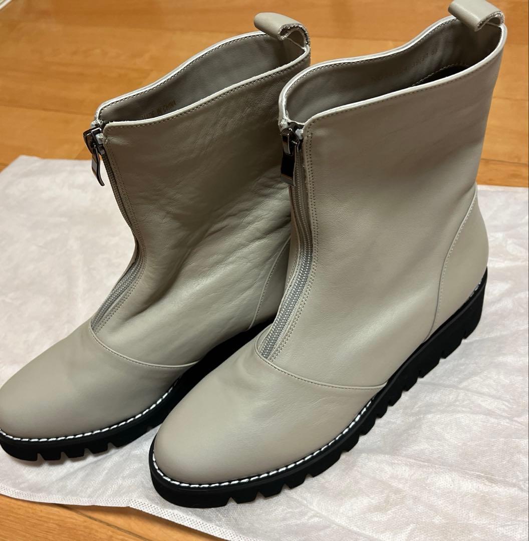 【新品・未使用】neue diffusion センタージップショートブーツ