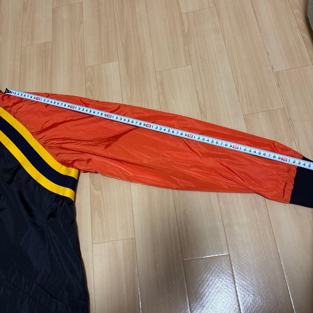 ラ*プ様 GUCCI ナイロンジャケット オレンジ/黒/黄色