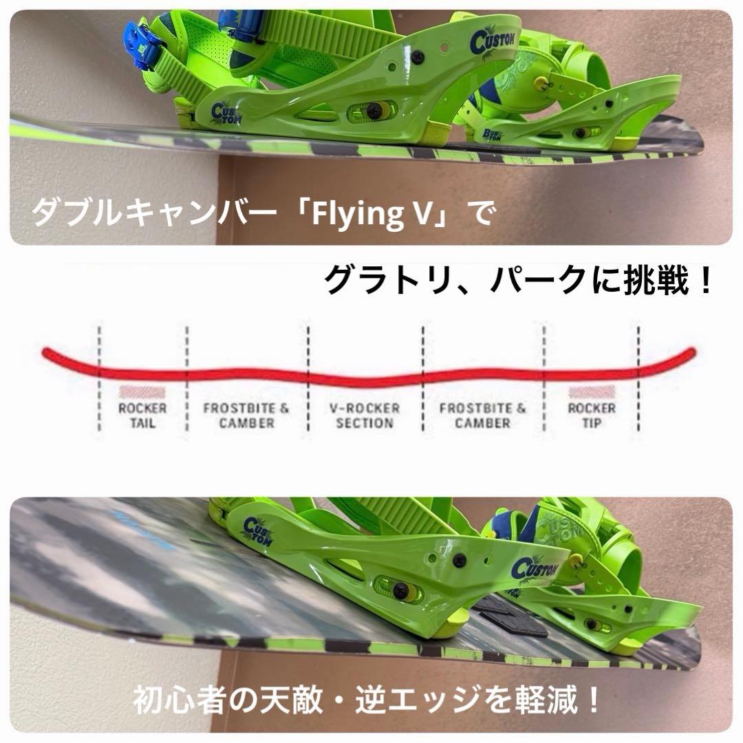 大人気モデル！ BURTON BLUNT 150 FV ダブルキャンバー ！