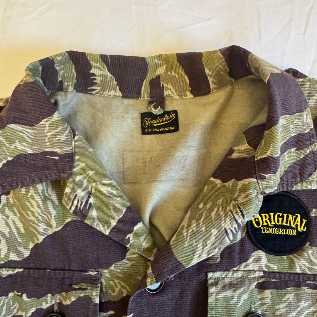 テンダーロイン　T-BAMBOO SHT バンブーシャツ M タイガーカモ
