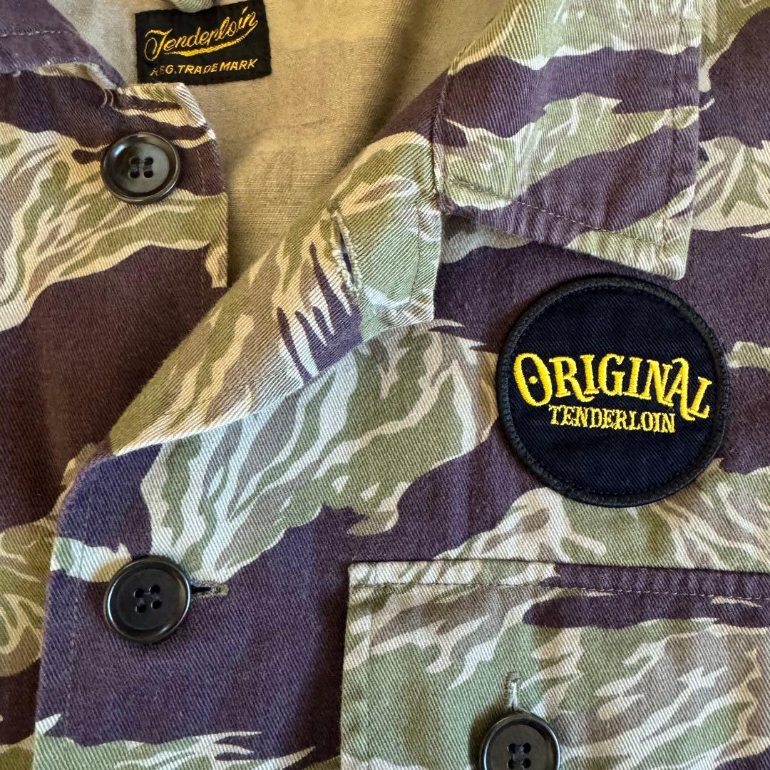 テンダーロイン　T-BAMBOO SHT バンブーシャツ M タイガーカモ
