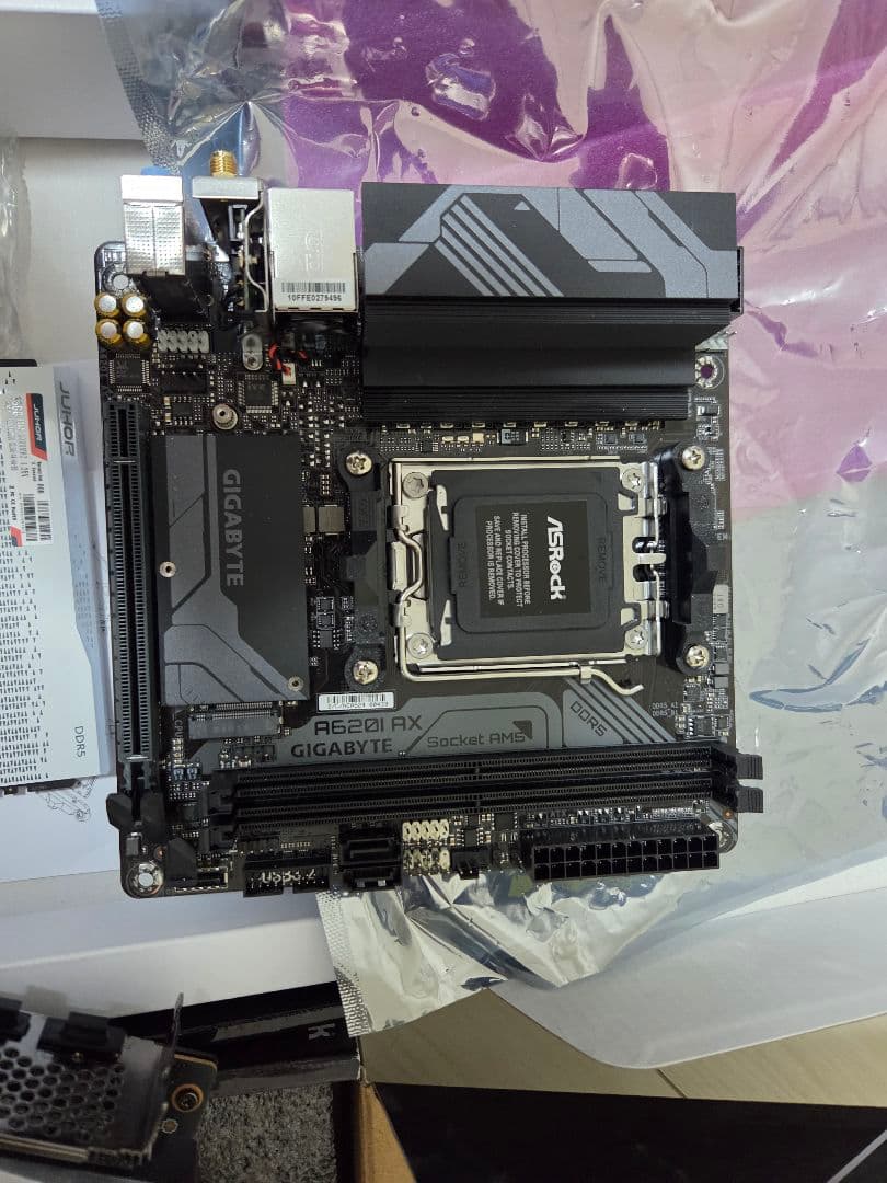 rx6600 ddr5 32gb am5マザーボード　ジャンク