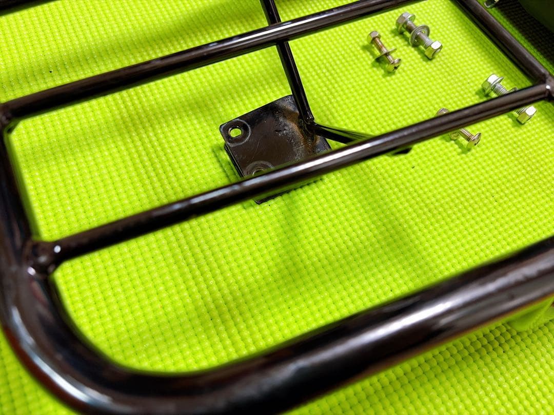 クロスカブ リアキャリア延長＆純正ピリオンシートセット