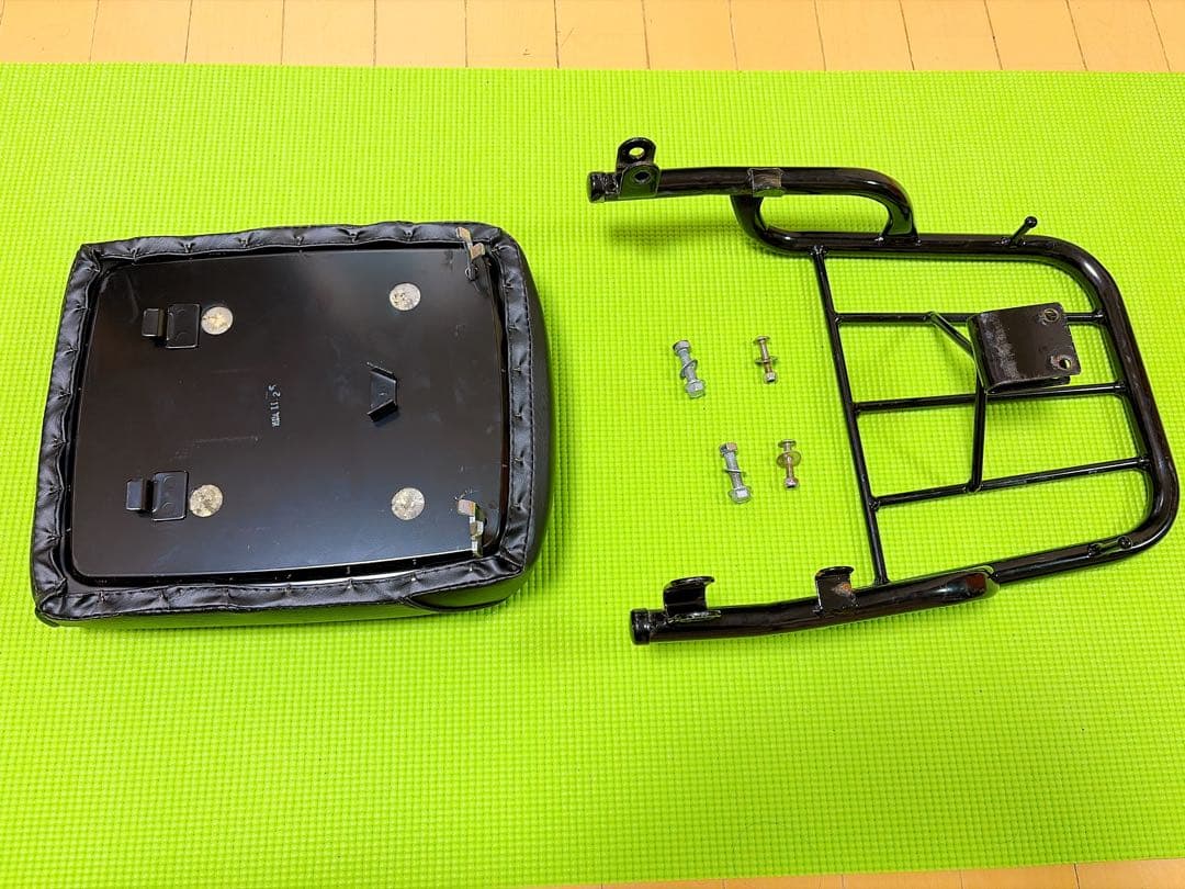 クロスカブ リアキャリア延長＆純正ピリオンシートセット