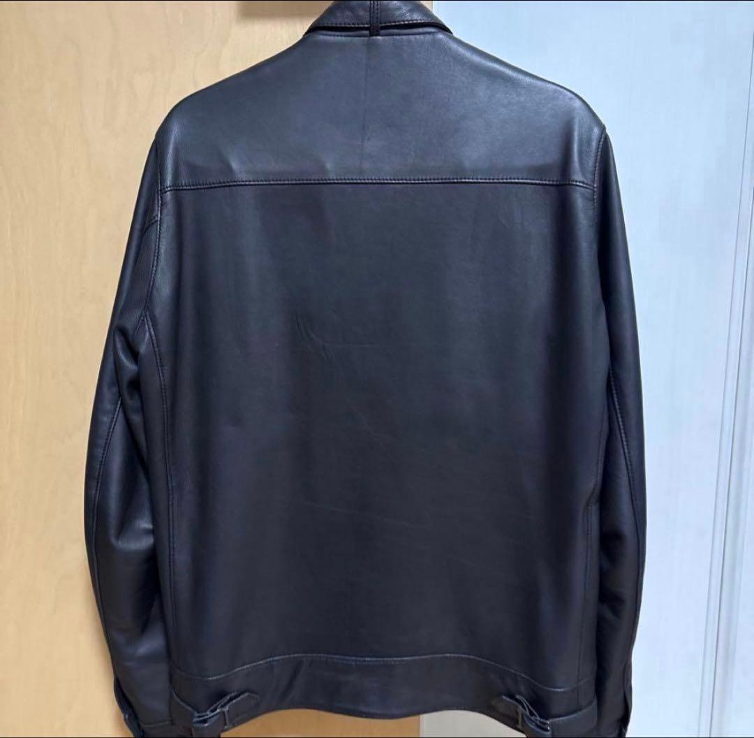 【極美品】HYSTERIC GLAMOUR メンズ　ラムレザーブルゾン　黒　M