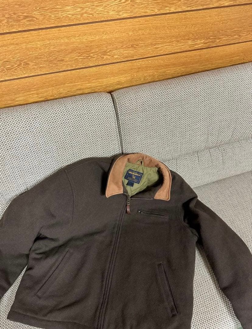 WOOLRICH ブラウン ジップアップジャケット