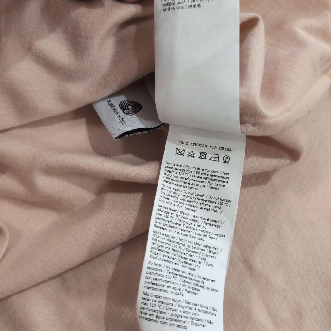 極美品Max Mara マックスマーラ ウールシャツ パステルピンク 白タグ L