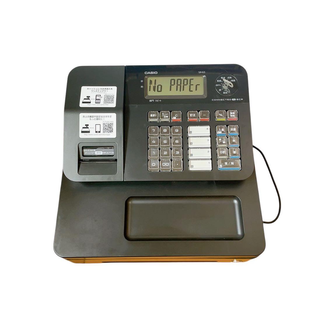 【最安値・美品】CASIO 電子 Bluetooth対応 レジスタ SR-G3