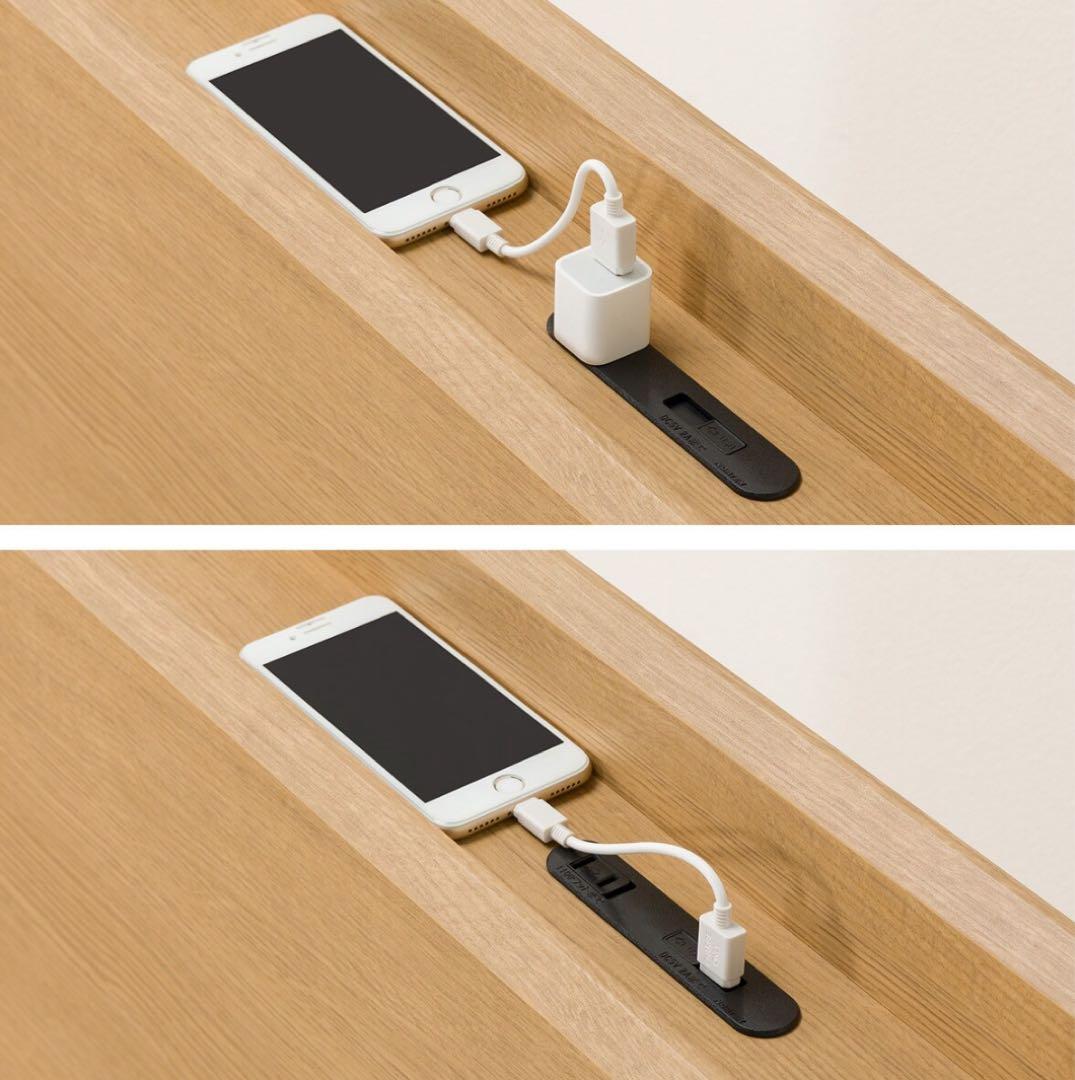 ニトリ　サイド収納付きベッドフレームのみ　セミダブル