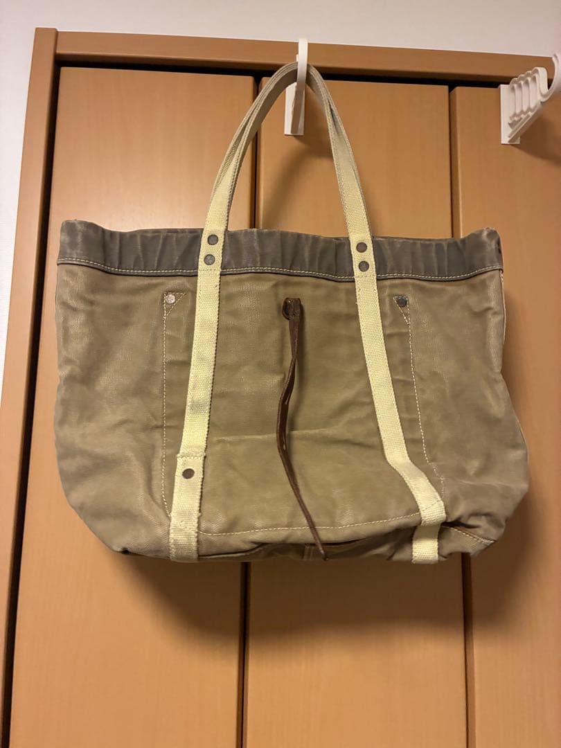 tax【雰囲気抜群】RRL ダブルアールエル キャンバス トートバッグ