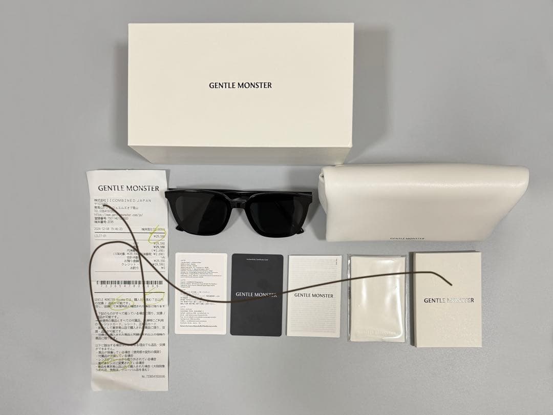 【正規品】GENTLE MONSTER ブラックサングラス