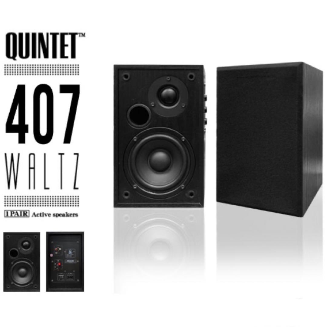 【極美品】QUINTET 407 WALTZ アクティブスピーカー 2本セット★