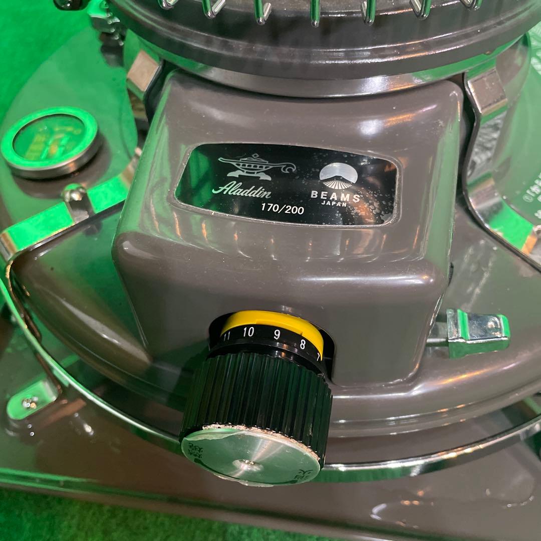 Aladdin × BEAMS JAPAN コラボ ブルーフレームヒーター 墨黒